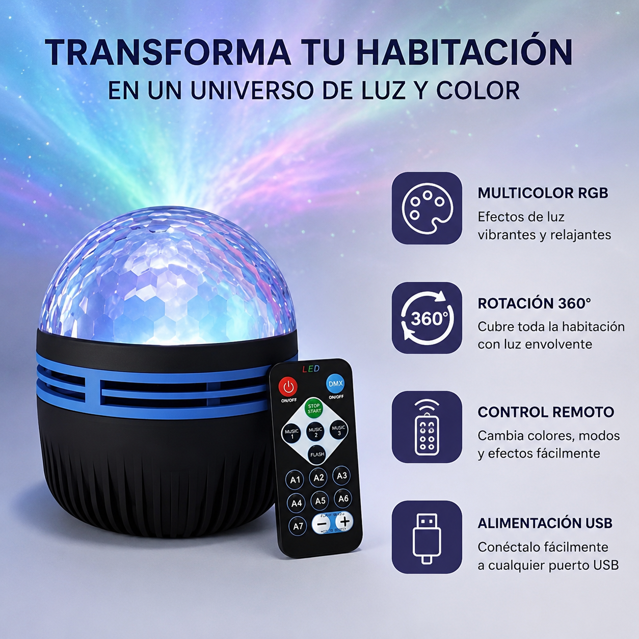 Proyector Galaxy Aurora